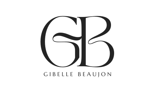 black elegant modern name initials monogram logo